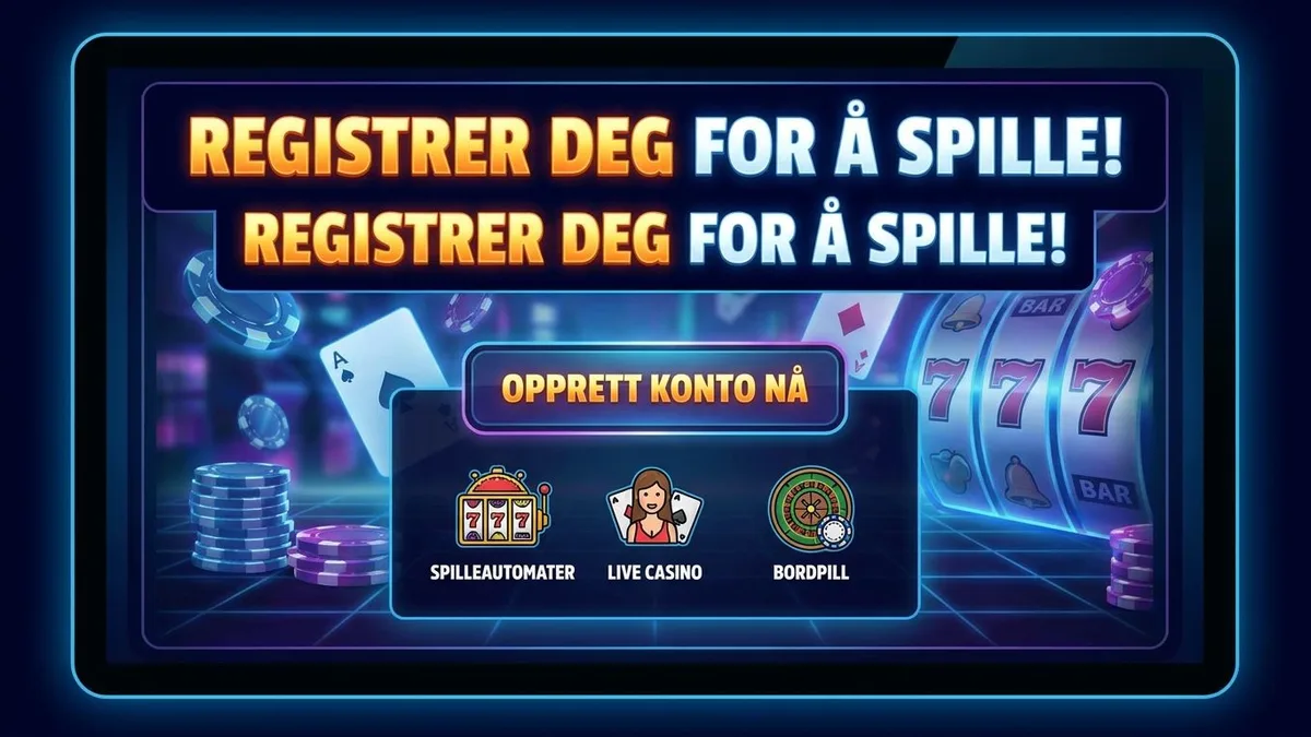 Registrering med bonus